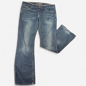 American Eagle Hipster Jeans Womens 12 Reg Bootcut Y2K